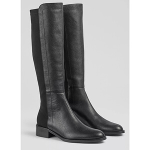 LK Bennett Tallis Half And Half Stretch Knee Boot